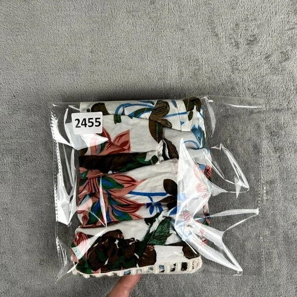 Umgee Womens Size S Swing Strappy Floral Tank Top Sleeveless Chiffon Small - Picture 8 of 8